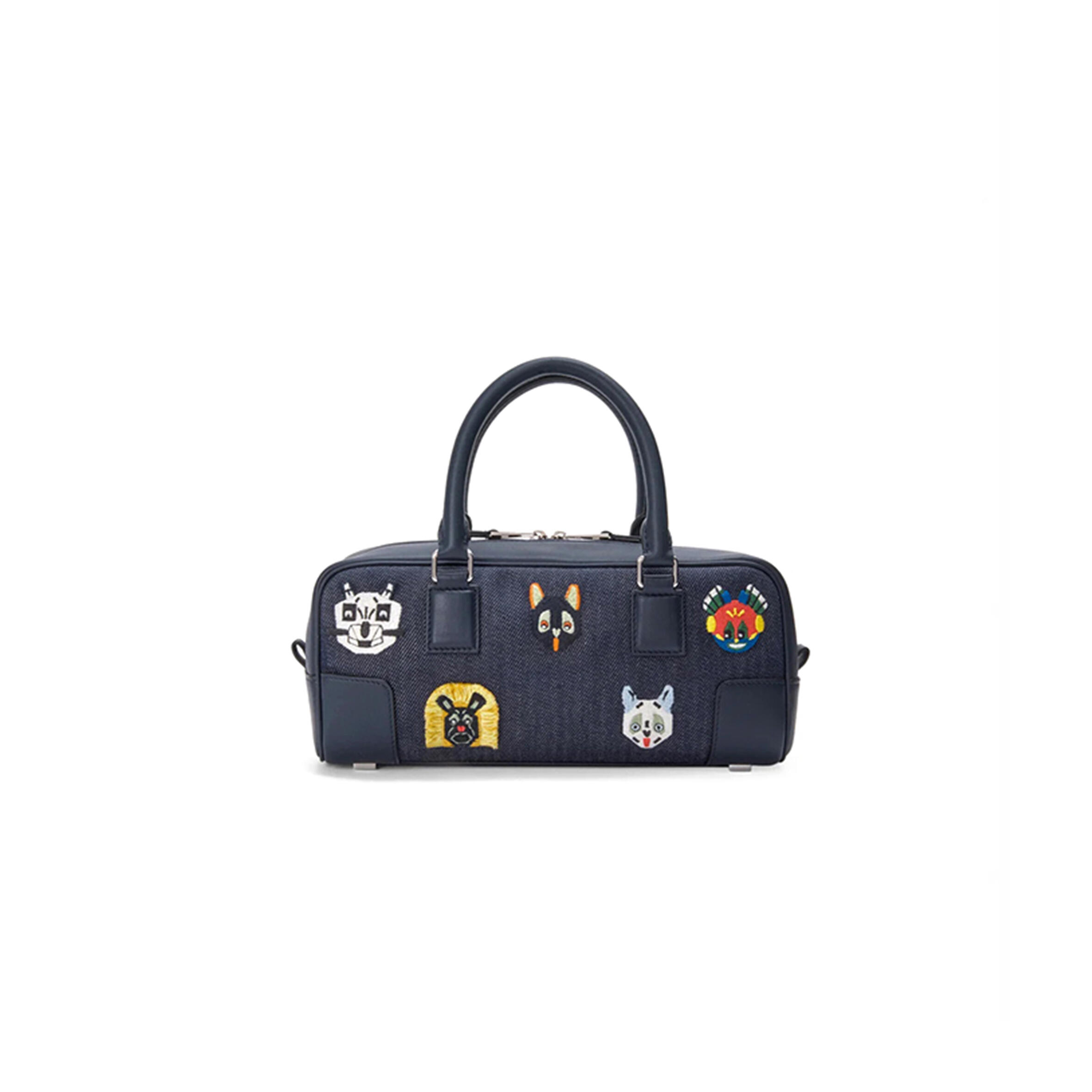 l0ew* cats amazona 23 cropped bag in embroidered De*1m a039n23x15-5100 (23*11*10cm)